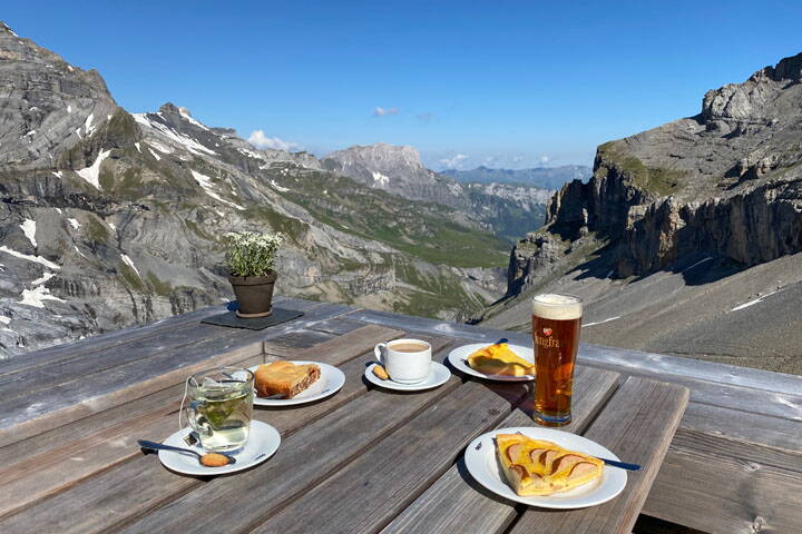 Zoom: Bei der Gspaltenhornhütte